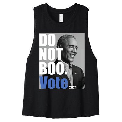 Do Not Boo Vote Women's Racerback Cropped Tank