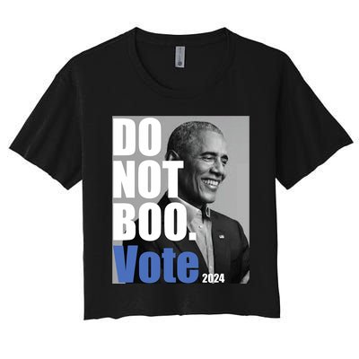 Do Not Boo Vote Women's Crop Top Tee