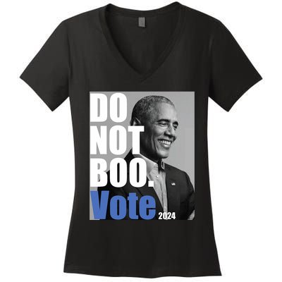 Do Not Boo Vote Women's V-Neck T-Shirt