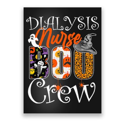 Dialysis Nurse Boo Boo Crew Halloween Dialysis Nurse Costume Poster