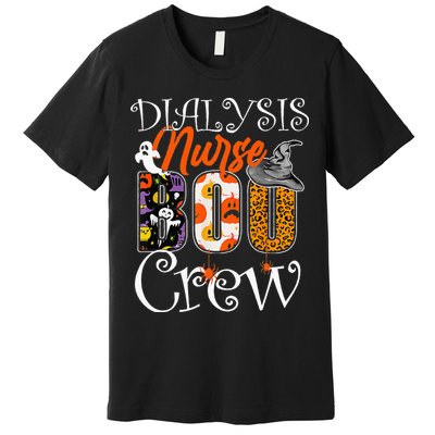 Dialysis Nurse Boo Boo Crew Halloween Dialysis Nurse Costume Premium T-Shirt