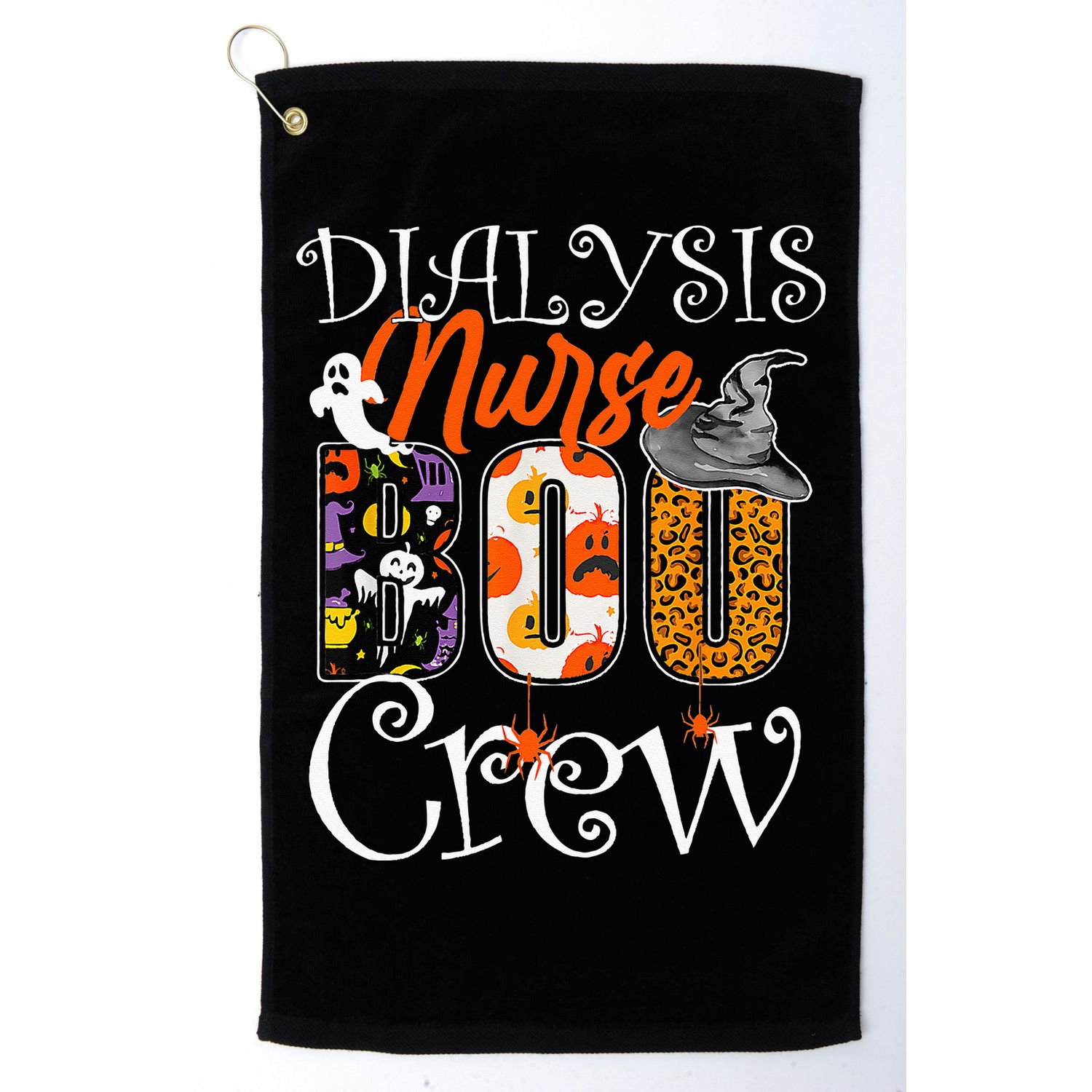 Dialysis Nurse Boo Boo Crew Halloween Dialysis Nurse Costume Golf Towel