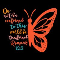 Do Not Be Conformed To This World Be Transformed Romans 122 Drawstring Bag