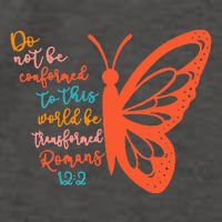 Do Not Be Conformed To This World Be Transformed Romans 122 Vector Backpack