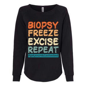 Dermatology Nurse Biopsy Freeze Excise Repeat Womens California Wash Sweatshirt