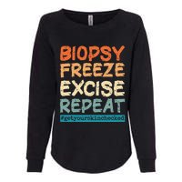 Dermatology Nurse Biopsy Freeze Excise Repeat Womens California Wash Sweatshirt