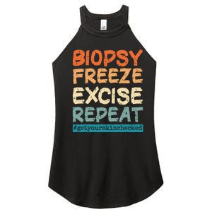 Dermatology Nurse Biopsy Freeze Excise Repeat Women's Perfect Tri Rocker Tank