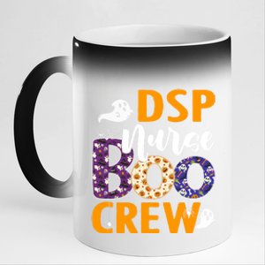 Dsp Nurse Boo Crew Scary Nurse Halloween Ghost Spider Gift 11oz Black Color Changing Mug