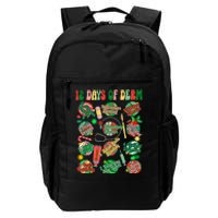 Dermatology Nurse Christmas 12 Days Of Derm Funny Daily Commute Backpack