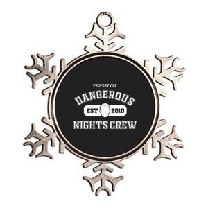 Dangerous Nights Crew Metallic Star Ornament