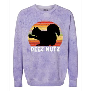 Deez Nutz Christmas Gopher Funny Saying Ugly Xmas Colorblast Crewneck Sweatshirt