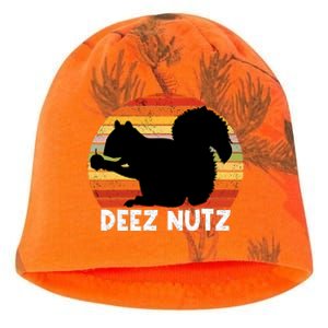 Deez Nutz Christmas Gopher Funny Saying Ugly Xmas Kati - Camo Knit Beanie