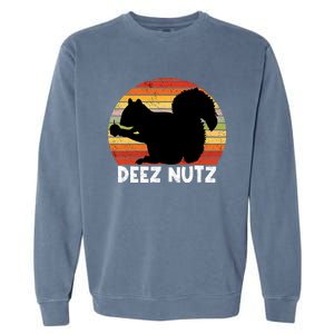 Deez Nutz Christmas Gopher Funny Saying Ugly Xmas Garment-Dyed Sweatshirt