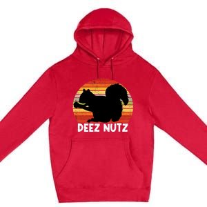 Deez Nutz Christmas Gopher Funny Saying Ugly Xmas Premium Pullover Hoodie