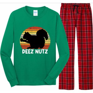 Deez Nutz Christmas Gopher Funny Saying Ugly Xmas Long Sleeve Pajama Set