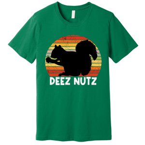 Deez Nutz Christmas Gopher Funny Saying Ugly Xmas Premium T-Shirt