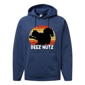 Deez Nutz Christmas Gopher Funny Saying Ugly Xmas Performance Fleece Hoodie