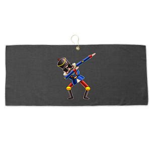 Dabbing Nutcracker Christmas Costume Nutcracker Large Microfiber Waffle Golf Towel