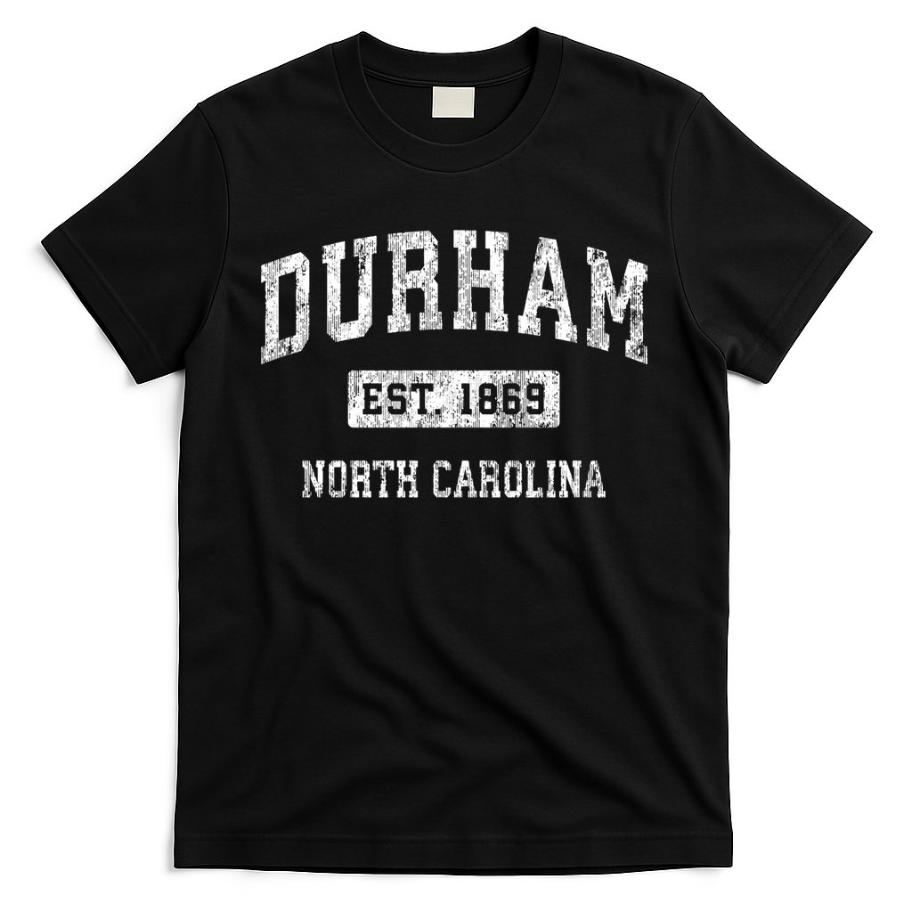 Durham North Carolina Nc Vintage Established Sports T-Shirt