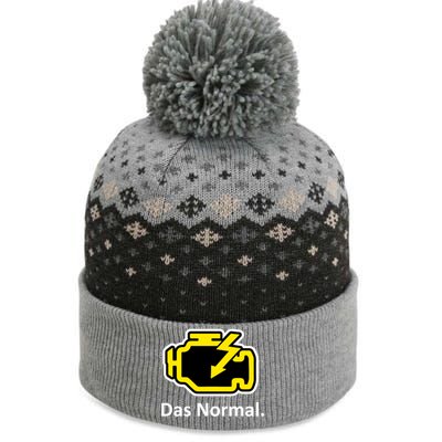 Das Normal Check Engine Light Great Gift The Baniff Cuffed Pom Beanie