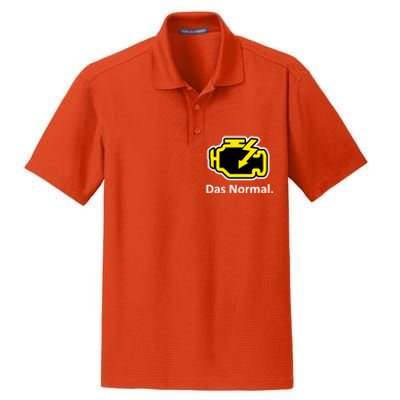 Das Normal Check Engine Light Great Gift Dry Zone Grid Polo