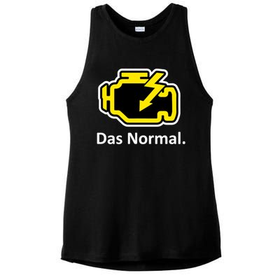 Das Normal Check Engine Light Great Gift Ladies PosiCharge Tri-Blend Wicking Tank