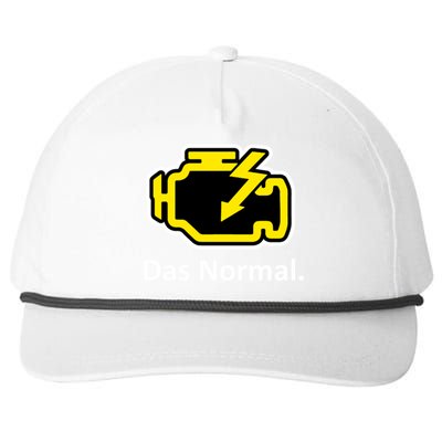 Das Normal Check Engine Light Great Gift Snapback Five-Panel Rope Hat