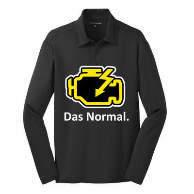 Das Normal Check Engine Light Great Gift Silk Touch Performance Long Sleeve Polo