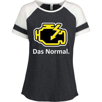 Das Normal Check Engine Light Great Gift Enza Ladies Jersey Colorblock Tee