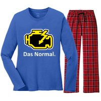 Das Normal Check Engine Light Great Gift Women's Long Sleeve Flannel Pajama Set 