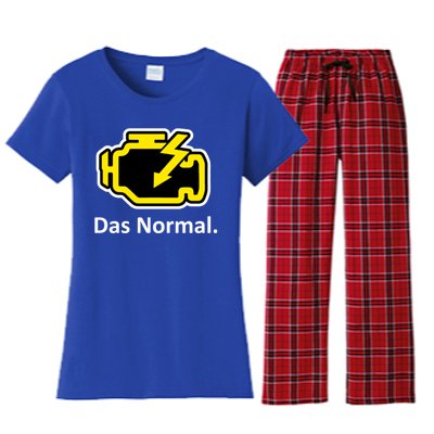 Das Normal Check Engine Light Great Gift Women's Flannel Pajama Set