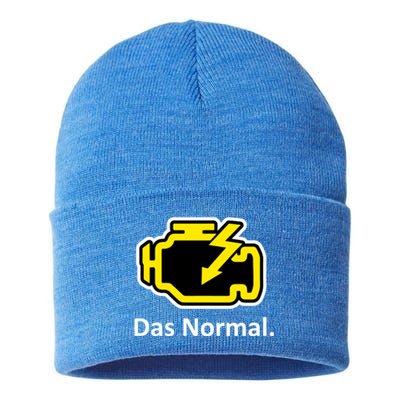 Das Normal Check Engine Light Great Gift Sustainable Knit Beanie