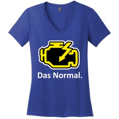 Das Normal Check Engine Light Great Gift Women's V-Neck T-Shirt