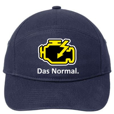 Das Normal Check Engine Light Great Gift 7-Panel Snapback Hat