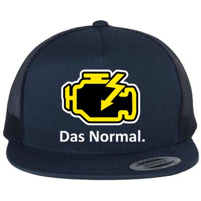 Das Normal Check Engine Light Great Gift Flat Bill Trucker Hat