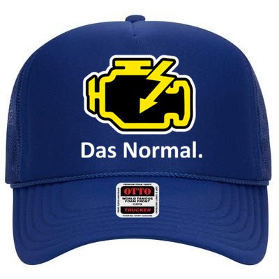 Das Normal Check Engine Light Great Gift High Crown Mesh Back Trucker Hat