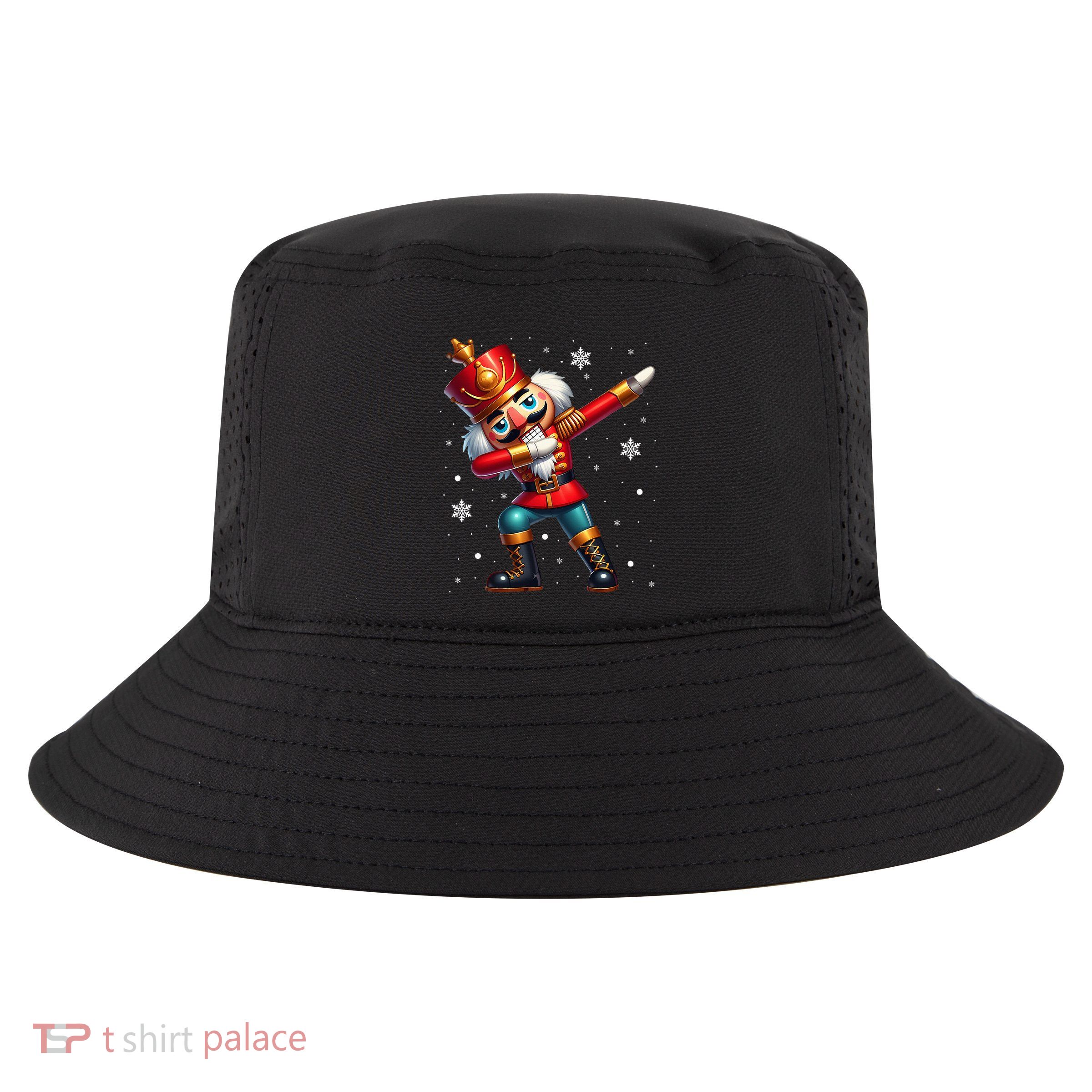 Dabbing Nutcracker Christmas Costume Matching Family Pajama Cool Comfort Performance Bucket Hat