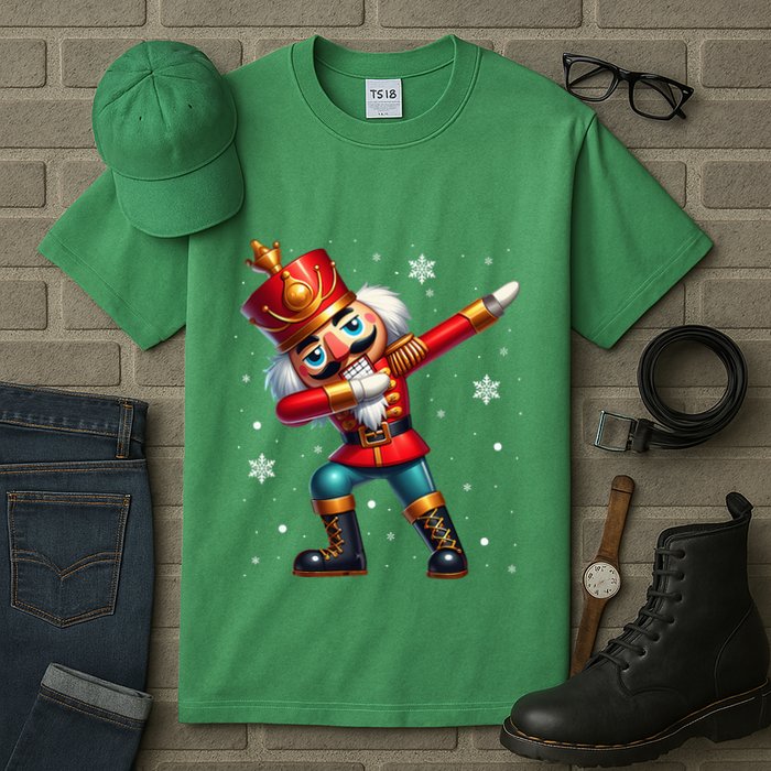 Dabbing Nutcracker Christmas Costume Matching Family Pajama Tall T-Shirt