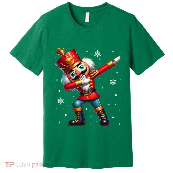 Dabbing Nutcracker Christmas Costume Matching Family Pajama Premium T-Shirt
