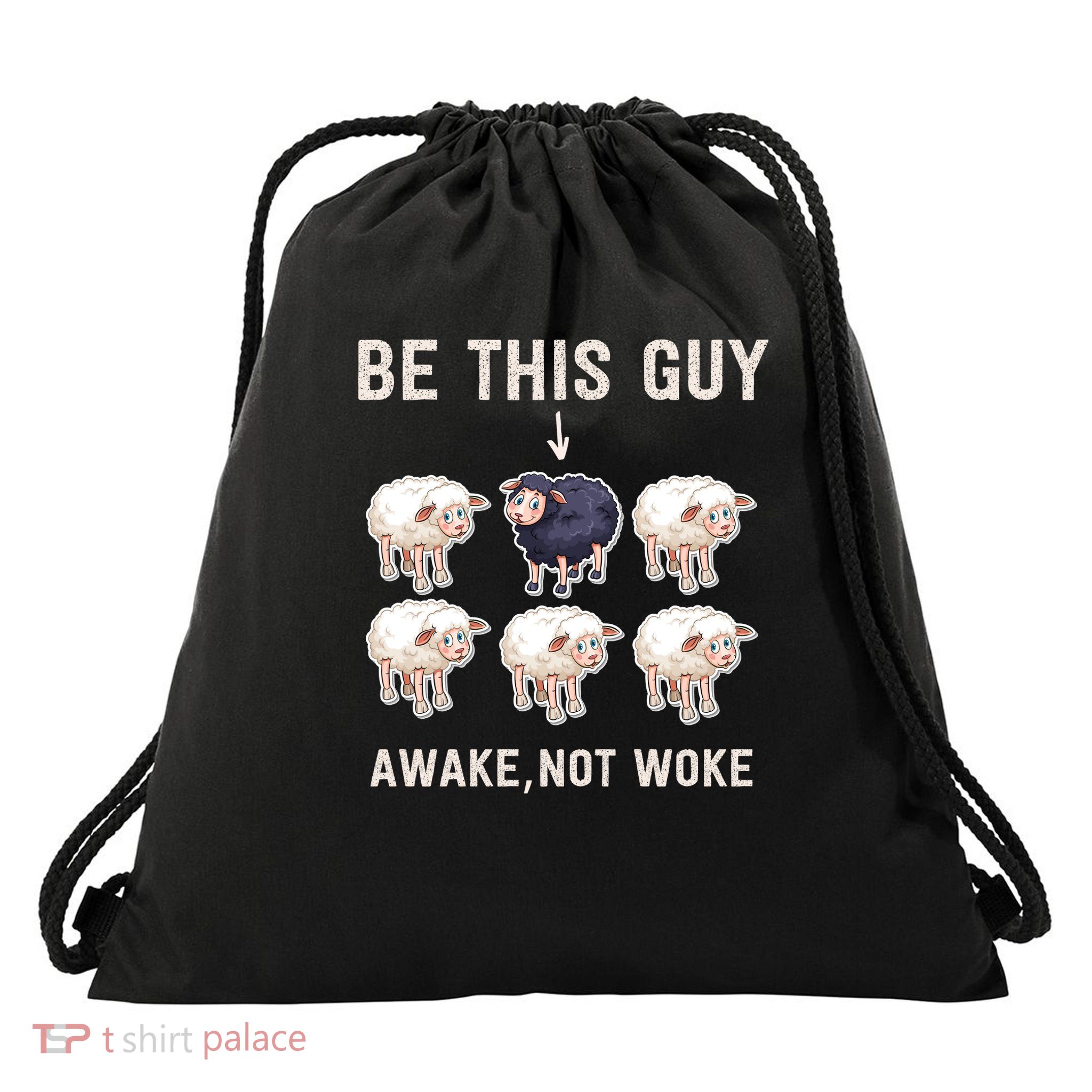 Do Not Comply Conservative Politically Incorrect Anti Woke Drawstring Bag