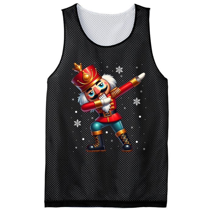 Dabbing Nutcracker Christmas Costume Matching Family Pajama Mesh Reversible Basketball Jersey Tank