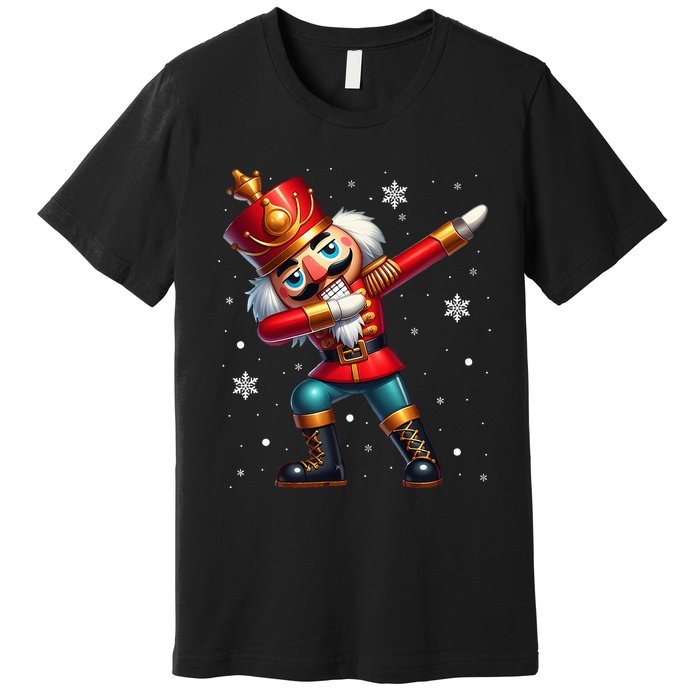 Dabbing Nutcracker Christmas Costume Matching Family Pajama Premium T-Shirt