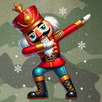 Dabbing Nutcracker Christmas Costume Matching  Legacy Tie Dye Trucker Hat