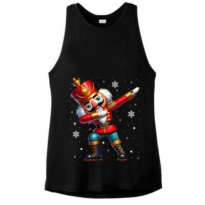 Dabbing Nutcracker Christmas Costume Matching  Ladies PosiCharge Tri-Blend Wicking Tank