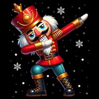Dabbing Nutcracker Christmas Costume Matching  Sustainable Bucket Hat