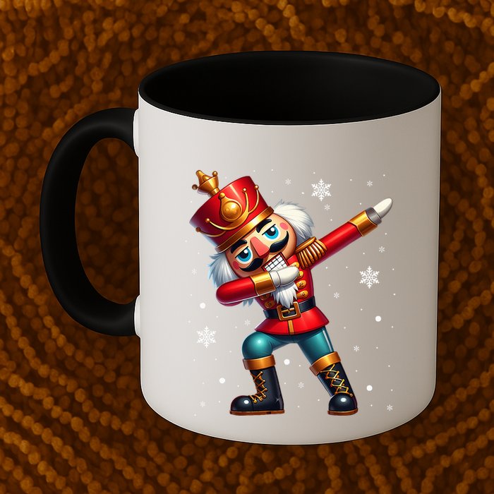 Dabbing Nutcracker Christmas Costume Matching  Mug