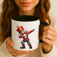 Dabbing Nutcracker Christmas Costume Matching  Mug