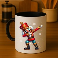 Dabbing Nutcracker Christmas Costume Matching  Mug
