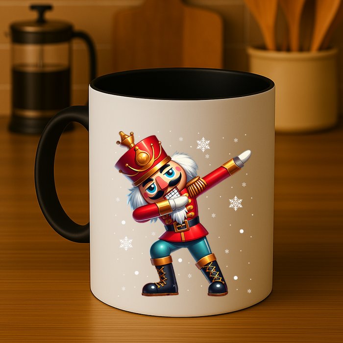 Dabbing Nutcracker Christmas Costume Matching  Mug