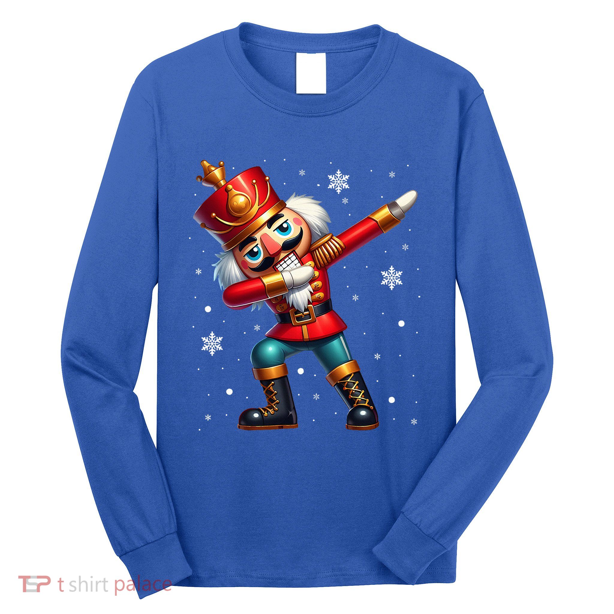 Dabbing Nutcracker Christmas Costume Matching  Long Sleeve Shirt